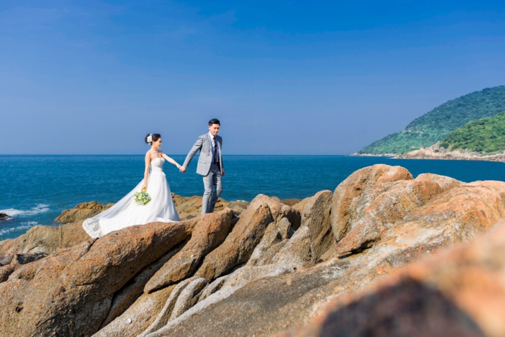 Đà Nẵng is a beautiful city with a lot to offer couples looking for a unique and memorable wedding photo shoot Capturing the Timeless Beauty!